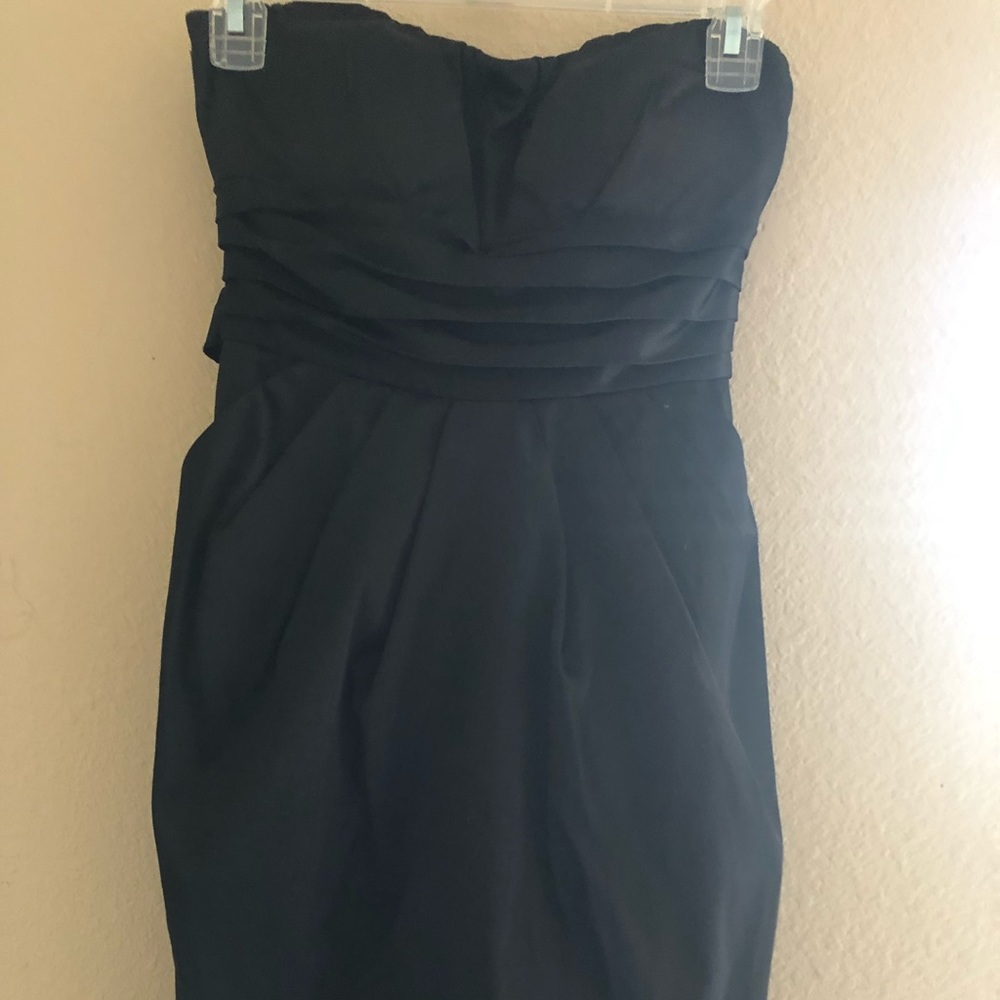 Black mini dress